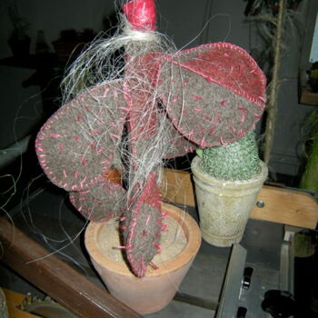2009, Kaktus aus Armeewolldecke